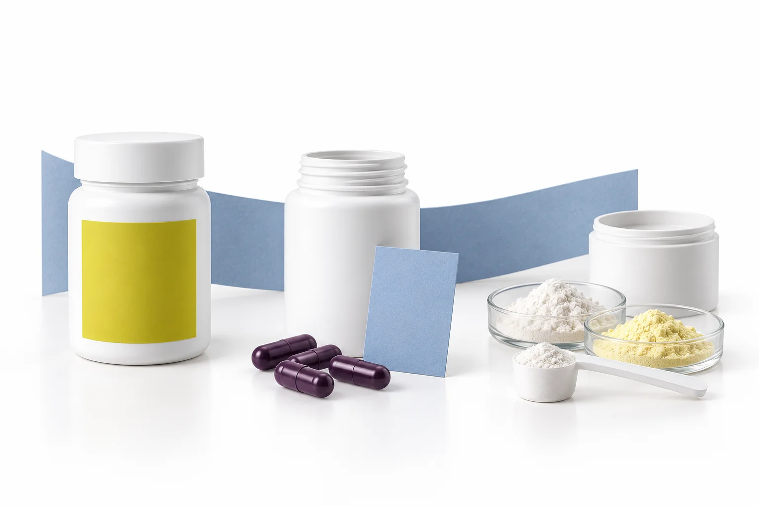 Ready-made formulas, capsules and custom formulation ingredients